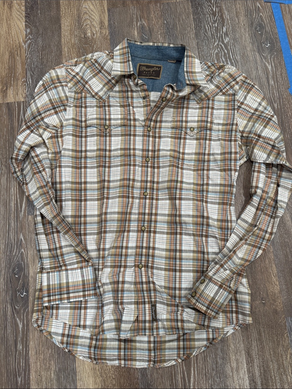 Wrangler RETRO, button down, size L